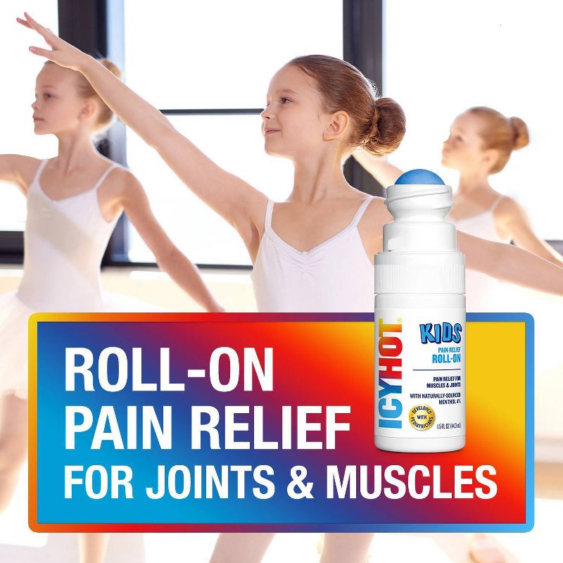 Icy Hot Kids&#39; Pain Relief No-Mess Roll-On - 1.5oz, 5 of 18