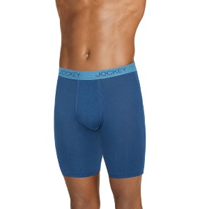 Jockey Men's Chafe Proof Pouch Ultra Soft Modal 8.5" Long Leg Boxer Brief - 1 of 4