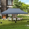 Tangkula 10 x 20FT Pop-up Canopy Tent Folding Instant Sun Shelter w/ 3 Adjustable Heights - 2 of 4