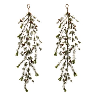 Pine and Pincone Garland (Set of 2)