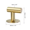 Unique Bargains Stainless Steel Waterproof Adhesive Decorative Hooks and Hangers 1.97" 2 Pcs - 2 of 4