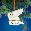 Collections Etc Hand Painted Trinket Christmas Ornaments with Opening Compartment for Small Gifts - 2 of 4