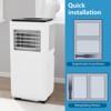Jojoka 8000 BTU Portable Air Conditioner with Dehumidifier & Fan,Quiet 3-in-1 Cooling for Rooms up to 350 sq.ft.,Remote Control,Sleep Mode,Window Kit - 2 of 4