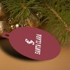 Santa Clara University Primary Logo Aluminum Holiday Christmas Tree Ornament  3.0" (7.6 cm) x 3.37" (8.6 cm) - 4 of 4