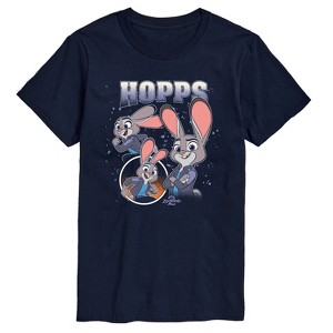 Men's - Disney - Hopps Bootleg Short Sleeve Graphic T-Shirt - 1 of 4