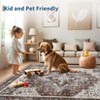 Area Rug Washable Non Slip Bedroom Rugs Large Indoor Vintage Under Table Carpet for Dining Room - 4 of 4