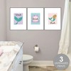 Big Dot of Happiness Let's Be Mermaids - Unframed Wash, Brush, Flush - Bathroom Wall Art - 8 x 10 inches - Set of 3 Prints - 3 of 4