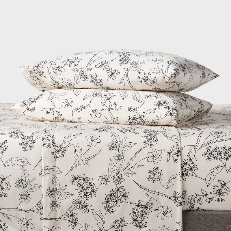 Cotton Blend Sateen Pillowcase - Room Essentials™, 1 of 3