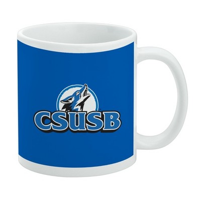 California State University San Bernardino Primary Logo Ceramic Coffee Mug Novelty Gift Mugs for Coffee Tea and Hot Drinks 11oz White