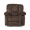 Wide Manual Recliner Chair Fabric with Dual Cup Holders - 2 of 4