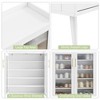 Shoe Cabinet with Glass Doors, 5-Tier Entryway Shoe Organizer Storage Rack - 4 of 4