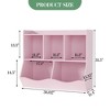 Kids Bookshelf and Bookcase Toy Storage Multi Shelf with Cubby Organizer Cabinet for Boys Girls,for Children Playroom Hallway Kindergarten School - 2 of 4