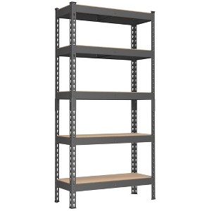 SONGMICS 5-Tier Storage Shelves, Garage Storage, Boltless Assembly, Adjustable Shelving Unit, Load 1929 lb, for Shed Warehouse Basement Kitchen - 1 of 4