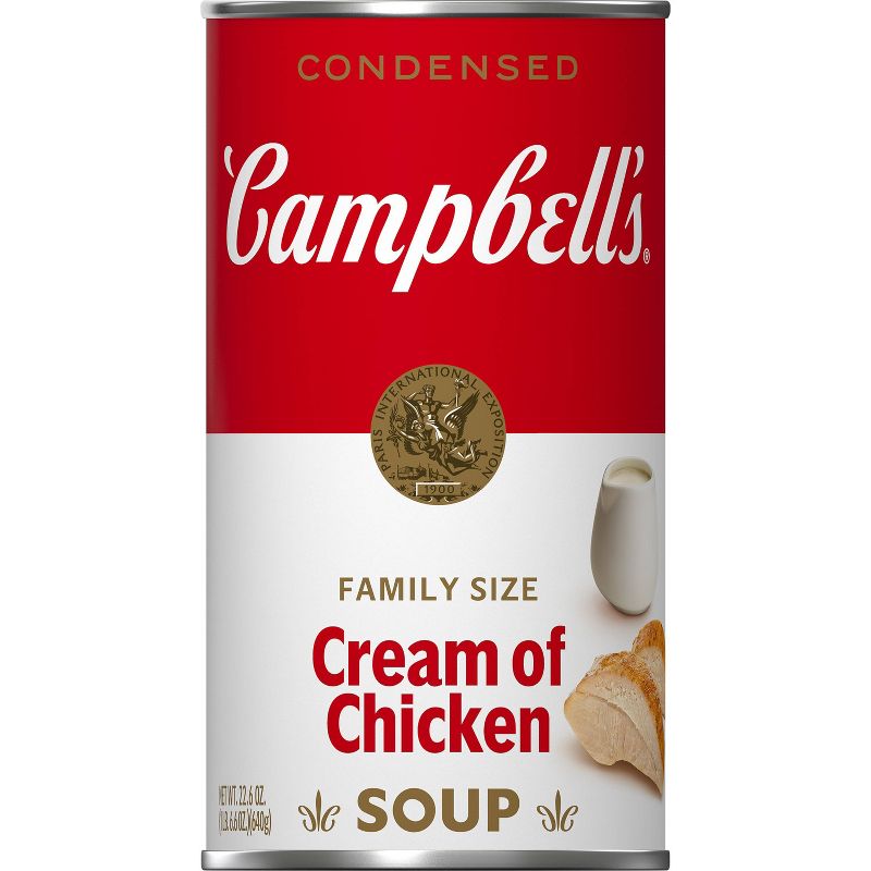 Campbell&#39;s Condensed Family Size Cream of Chicken Soup - 22.6oz, 1 of 17
