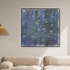 Art Remedy Claude Monet - Blue Water Lilies Blue Monet Art Prints Framed - 2 of 4
