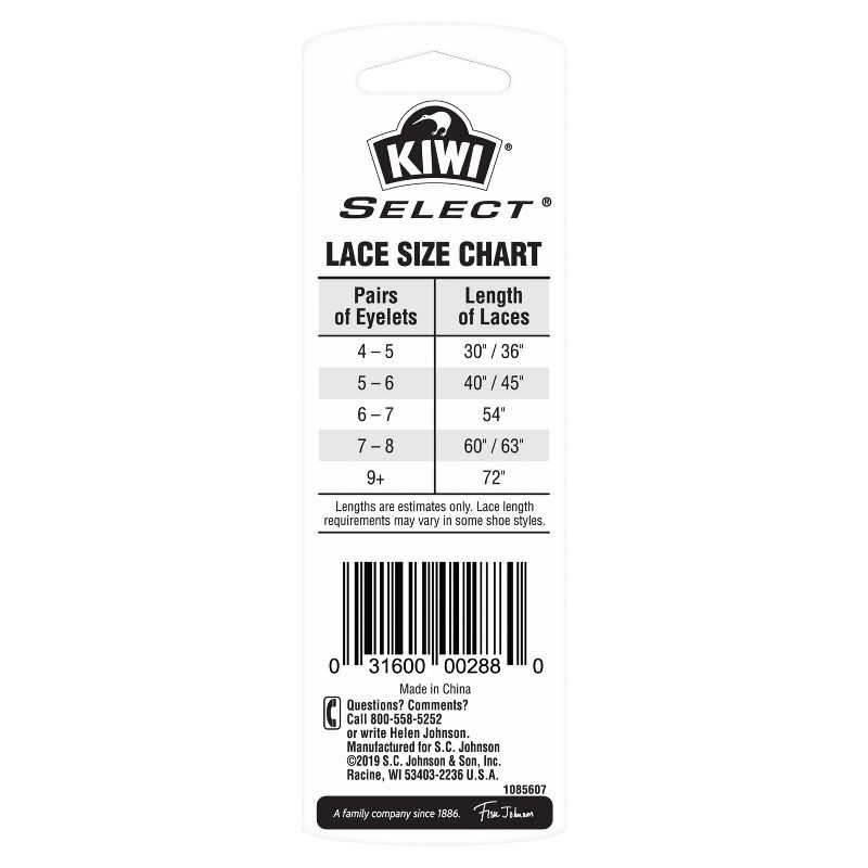 KIWI Select Outdoor Round Laces - Black 72in, 3 of 6