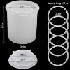 Candle Silicone Mold Silicone Mold for Candle Holder with Lid Creative Silicone Candle Vessels Pot Molds - 2 of 4