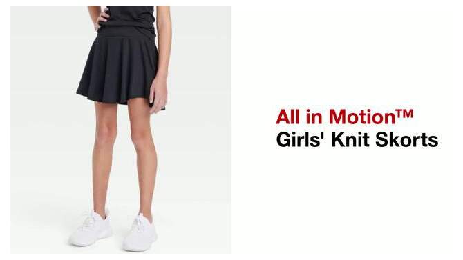 Girls' Knit Skorts - All in Motion™ , 2 of 5, play video