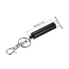 Unique Bargains Snooker Billiard Pool Cue Tip Shaper Pool Cue Stick Tip Repair Billiard Cue Care Accessory with Keychain - image 2 of 4