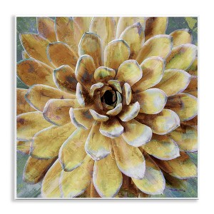Stupell Industries Yellow Botanical Succulent Bloom Painting, 12" x 12" - 1 of 4