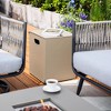 Sol Living Propane Tank Cover Fire Pit Accessories Square 16" Fits Standard 20 lb. Propane Tank - 3 of 4