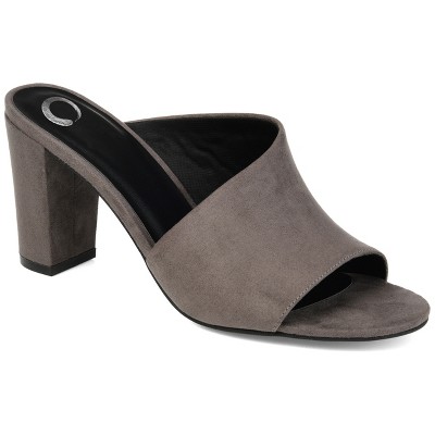 Journee Collection Womens Allea D'Orsay Block Heel Sandals