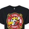 Women's - Disney - Firefighter Mickey Cropped Graphic T-Shirt - 2 of 4