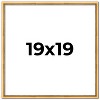 PosterPalooza | Square Classic Modern Gold Picture Frame - UV Acrylic, Foam Board Backing, Hanging Hardware - 2 of 4