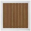 Modway Stance Outdoor Patio Aluminum Side Table White Natural – Weather-Resistant Modern Side Table with Slatted Wood Top - 3 of 4