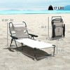 Folding Lounge Chair w/ Reclining Back - 3 of 4