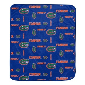 NCAA Florida Gators Homefield Flipped Wordmark Throw Blanket - 1 of 1