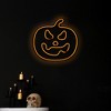 Northlight LED Jack-O-Lantern Neon Lighted Halloween Decoration - 15" - Orange - 3 of 4