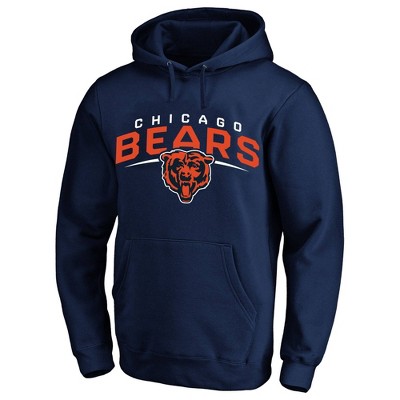 Nfl Chicago Bears Men's Varsity Letter Long Sleeve Crew Fleece Sweatshirt :  Target