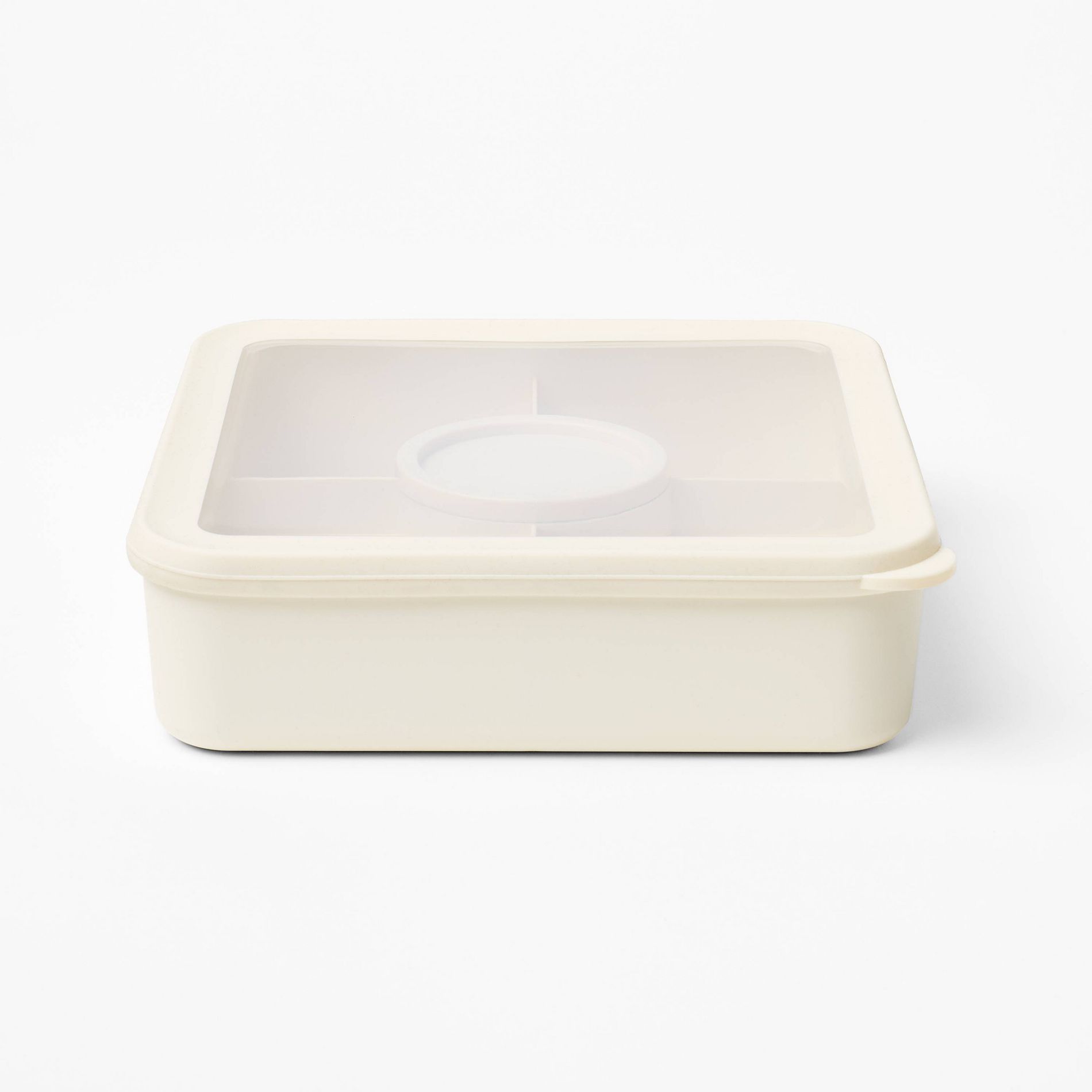 Large Snack Bento Food Storage Container Cream - Figmint™
