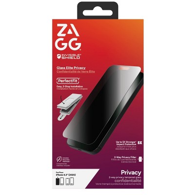 ZAGG Apple iPhone 17 Screen Protector Glass Elite Privacy