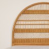 HomeStock Horizontal Lines Wall-Mounted Queen Headboard Rattan - 4 of 4