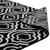 Modway Frame Transitional Moroccan Trellis 5x8 Area Rug - Black and White,  100% Soft Heat-Set Polypropylene ,  Tight Low Pile Weave - 4 of 4