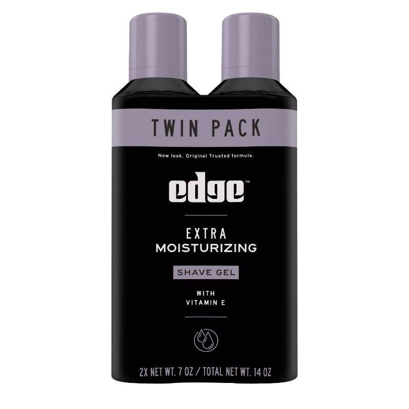 Edge Extra Moisturizing Shave Gel Twinpack - 14oz, 1 of 10