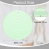 Unique Bargains Round Heat Resistant Silicone Trivet Mat with Hang Hole 2 Pcs - 2 of 4