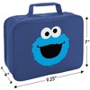 Sesame Street Cookie Monster Head Insulated Soft Sided Lunch Box - 2 of 4