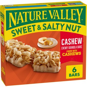 Nature Valley Cashew Bars - 7.2oz/6ct - 1 of 4