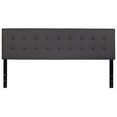 Emma and Oliver Button Tufted Upholstered Headboard