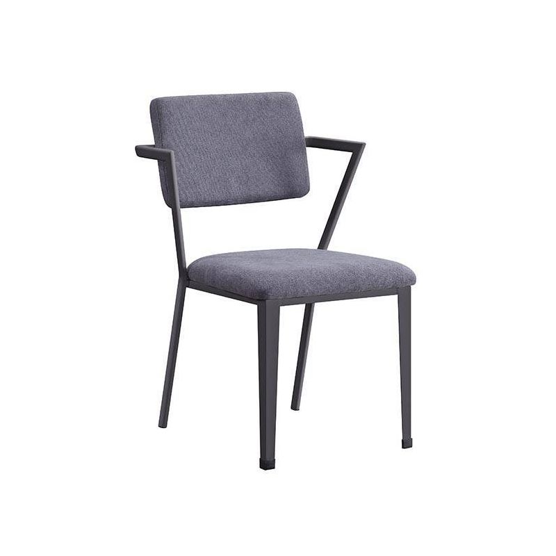 24&#34; Cargo Fabric Chair Gray/Gunmetal - Acme Furniture, 3 of 8