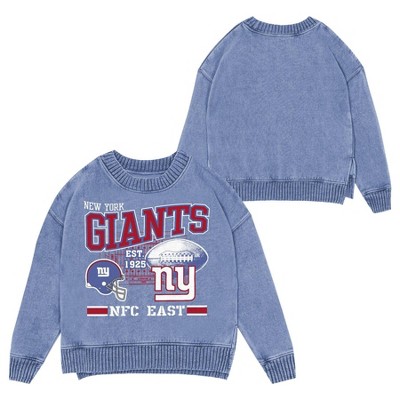 NFL New York Giants Women's Long Sleeve Fashion Fleece Sweatshirt
