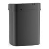 LunaLulinlk 3.2 Gallon Trash Can, Plastic Touchless Bathroom Trash Can, Black - 3 of 4