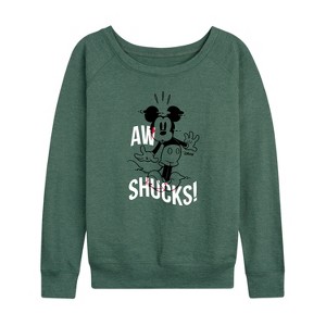 Women's - Disney - Mickey & Friends Lightweight French Terry Slouchy - 1 of 4