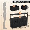 Dresser TV Stand, Entertainment Center with Fabric Drawers Unit, Media Console Table for Bedroom, Entryway, Living Room - 3 of 4