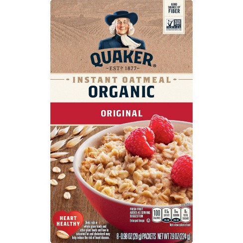 Quaker 1 Minute Oatmeal Nutrition Label - Amazon Com Quaker Standard ...