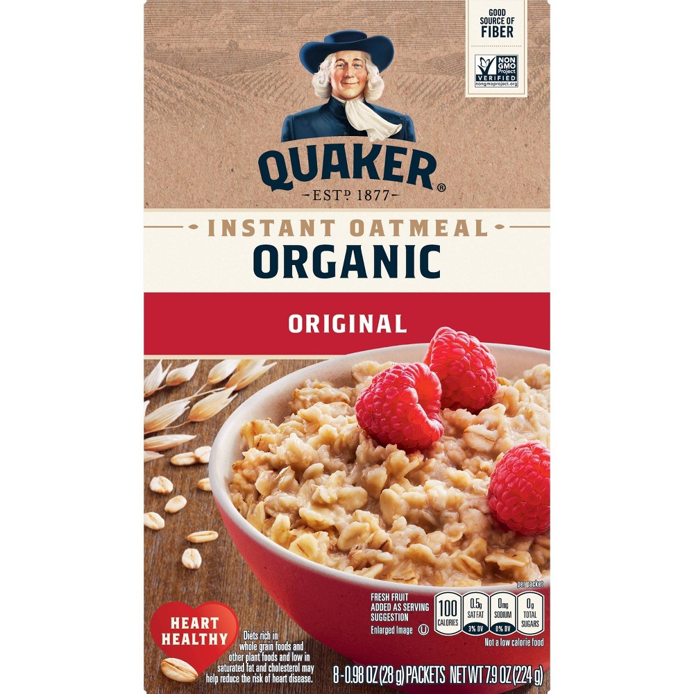 UPC 030000015520 product image for Quaker Select Starts Organic Instant Oatmeal - 8ct | upcitemdb.com