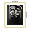 Amanti Art Weeping Ribbon II by Michael Willett Wood Framed Wall Art Print - 4 of 4